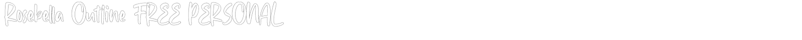 RoseBella font preview